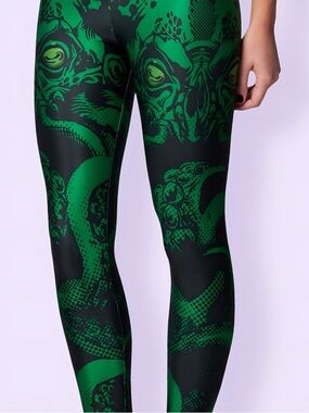 BlackMilk Cthulhu Leggings Small Discontinued BMC Museum Rare Goth Spooky Horror